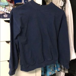 Blue sweatshirt